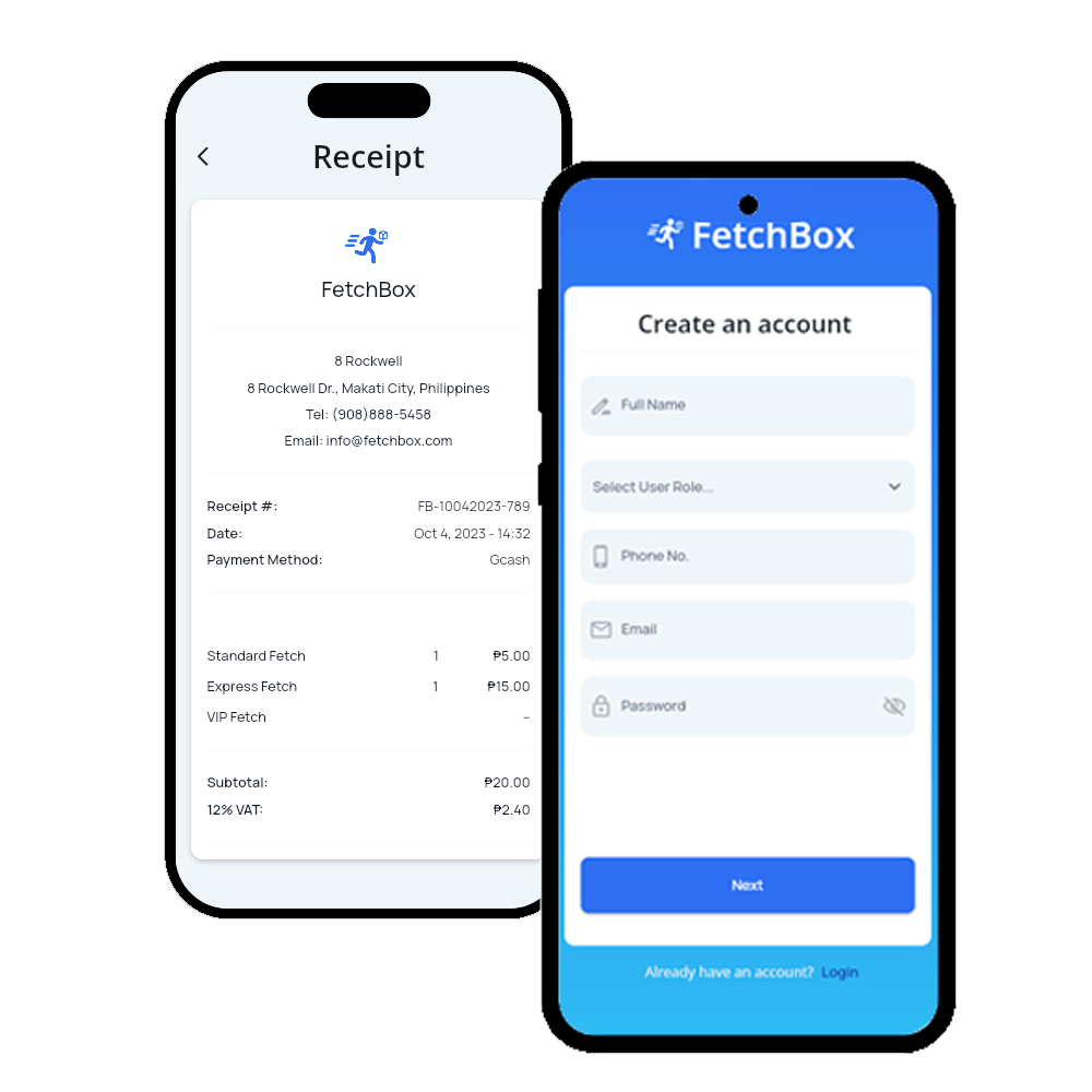 FetchBox Mobile App